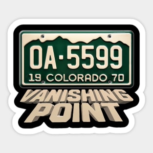 Vanishing Point - Plate & 3D Text Sticker